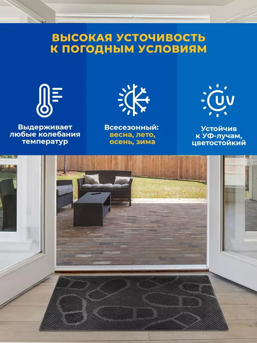 Blabar Antre İçin 40x60 Boyutunda Ayakkabı Girişi İçin Kauçuk Paspas. 189164450 Siyah