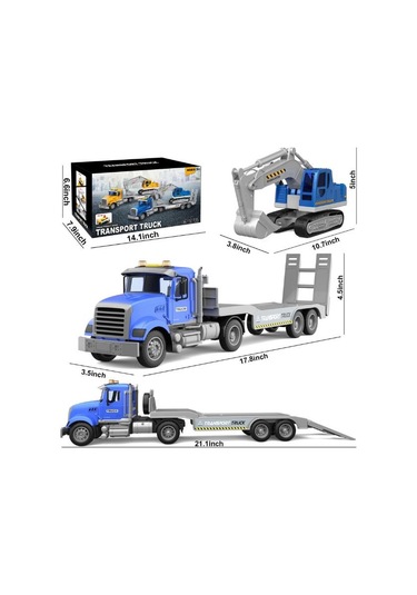 Ctoy Sesli Ve Işıklı Kepçe Taşıyıcı Tır - Py6811b