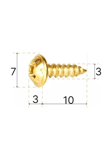 Decupe Ahşap Vidaları 3x10 Н-215 165232241 Diğer