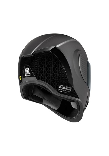 Icon Airform Counterstrike Mıps Kapalı Motosiklet Kaskı Mat Gümüş