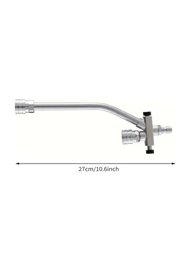 Yifomall "304 Paslanmaz Çelik Köpük Topu Ve Basınçlı Yıkayıcı Çift Uçlu Aksesuar Seti - 5 Nozul Dahil"