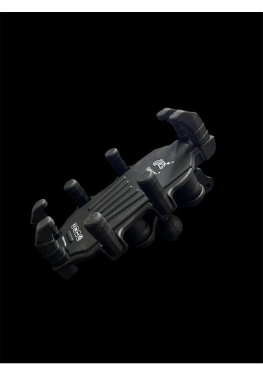 Motosiklet Telefon Tutucu Titreşim Önleyicili-gidon Ve Ayna Siyah