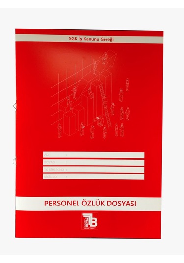 turunucuBEYAZ Kırmızı Personel Özlük Dosyası 25'li Paket