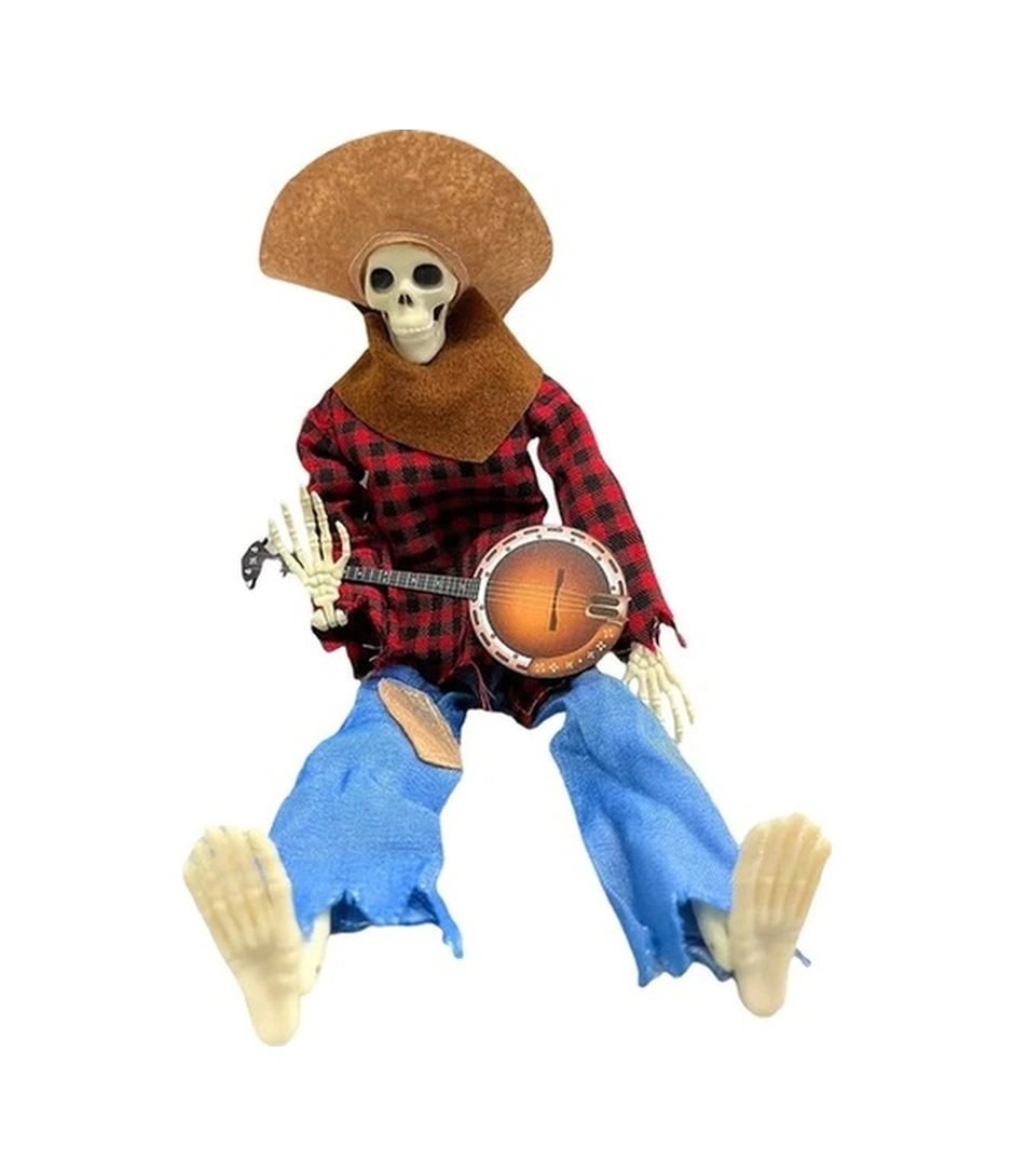 Trendooze Sarı Düello Banjo İskeletleri Ülke Müzik Dans Dekoru, Hareketli Parti Oyuncak