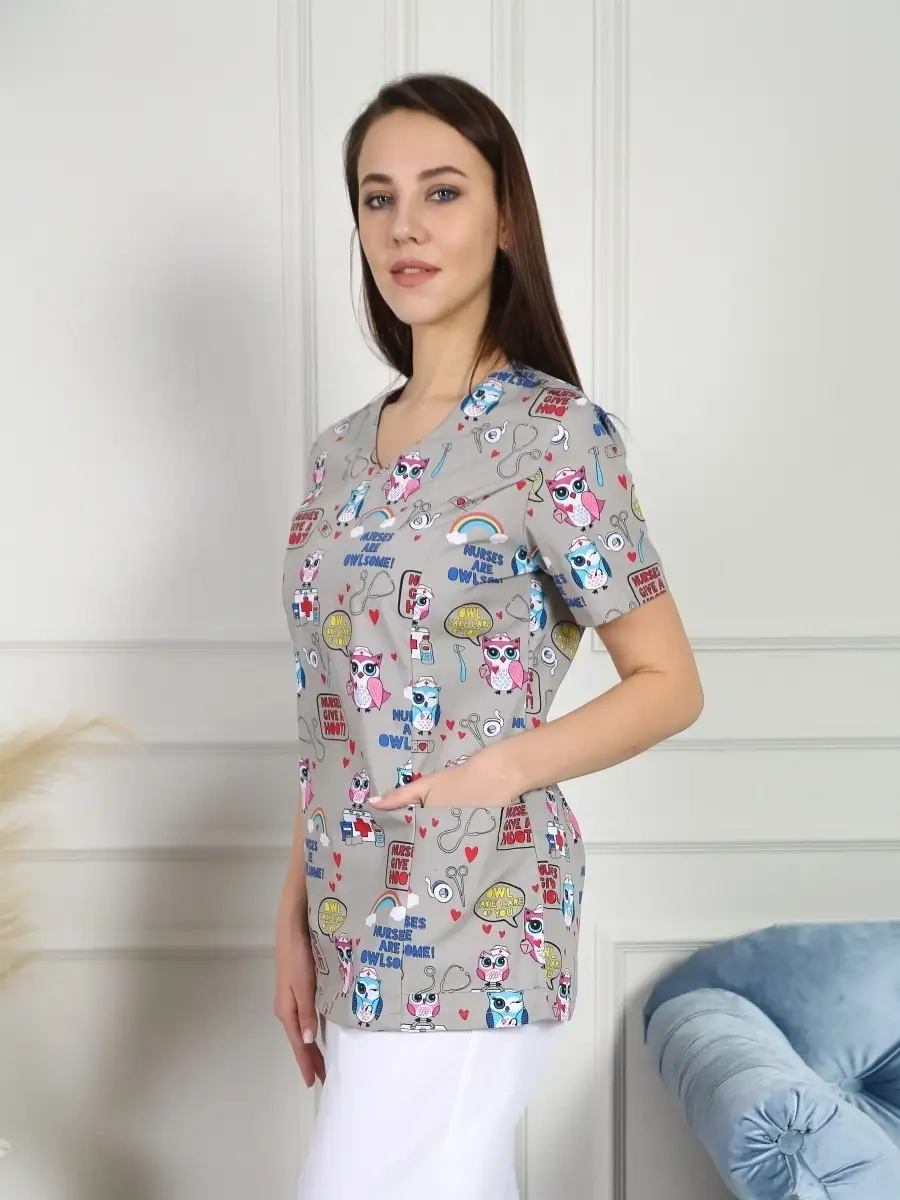 Medicina Plus Kadın Cerrahi Tıp Gömleği 48313361 Gri