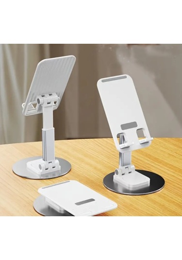 Büro Ev Ofis Personel Telefonu İçin Katlanır Aparat Telefon Tablet Sabit Tutucu Stand Diğer