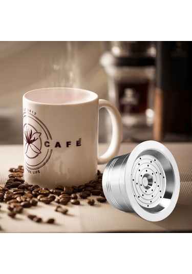 Bloomnest Paslanmaz Çelik Yeniden Kullanılabilir Kahve Kapsülü - Cafissimo Uyumlu Bardak Filtresi