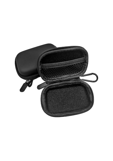 Padalink Eve Materyalli Spo2 Cihazı Kılıfı - Su Geçirmez, Şok Proof, Cep Boyutunda, Çantaya Takılabilir, Ağızlı Cep İçerikli Siyah