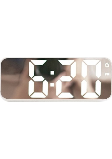 Goldenqian Basit Saat Sevimli Öğrenci Çalar Saat Siyah Kabuk Beyaz Işık Ujb4bh Siyah - Siyah