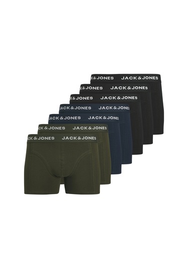 Jack & Jones Erkek Boxer 12285464 Lacivert-siyah-haki Lacivert-siyah-haki