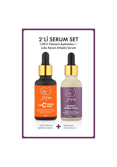 Jiyu 2'Li Cilt Serum Seti 2x30 ml.
