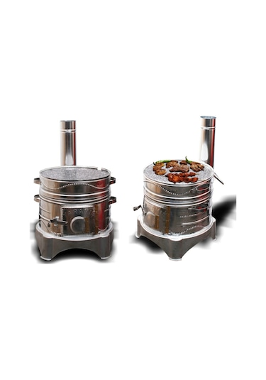 Yaramış Mermer ve Granit Mangal Seti