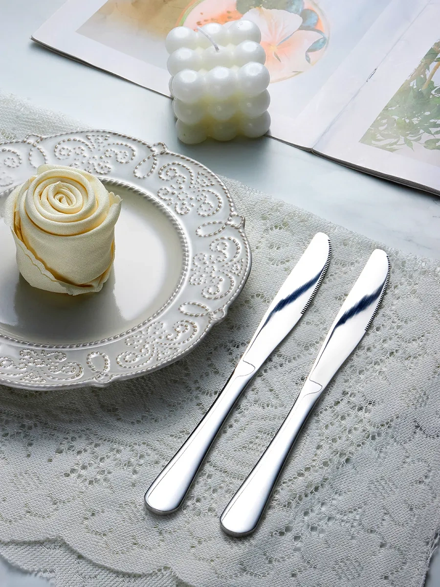 Teamfar Yemek Bıçağı Seti 6'lı Paslanmaz Çelik 18/0 156182923 Gri