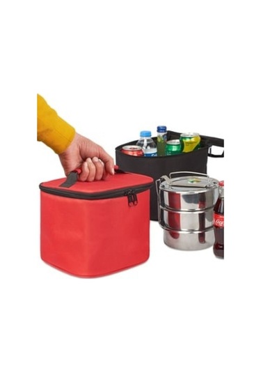 Ankaflex Çok Amaçlı Soğuk Sıcak Tutucu Sefer Tası Ve İçecek Taşıma Çantası Kırmızı