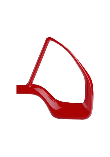 Reedark Honda Civic 10. Nesil 2016-2018 Abs Dashboard Dekorasyon Çerçevesi - Kırılmaya Dayanıklı, Parlak Kırmızı Desen, Kolay Kurulum, İç Dekor Güncelleme