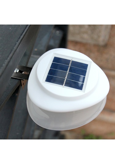 Geeroyoo "güneş Enerjili Bahçe Aydınlatma Lambası - 9 Led'li Su Geçirmez Çit Ve Duvar Aydınlatması" Siyah