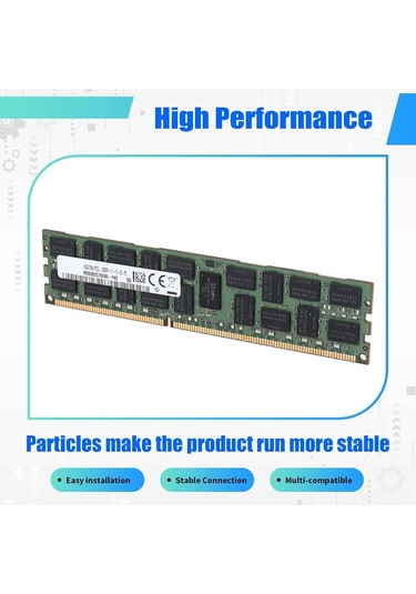 Qingmipy Sunucu Belleği Ddr3 16gb 1600mhz Recc 240pin 2rx4 1.35v Reg Ecc - X79 X58 Anakartları İçin Uygun
