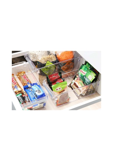 Primanova Buzdolabı Ve Mutfak Dolabı Düzenleyici 20x28x5cm-e27-5 Şeffaf