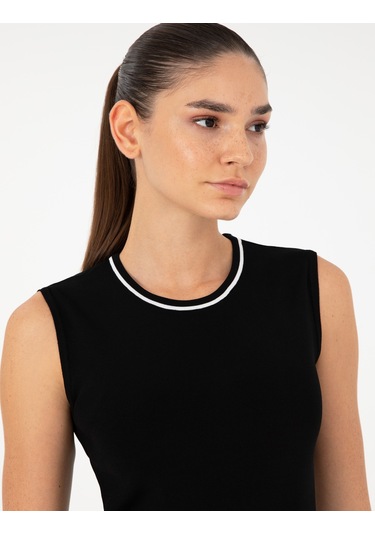 Pierre Cardin Kadın Siyah Bluz Triko 50296459-vr046 Siyah