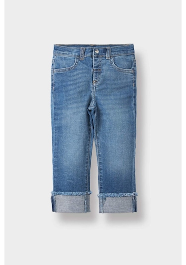 Defacto Kız Bebek Straight Fit Düz Paça Jean Pantolon D1534a525aunm28 Mavi