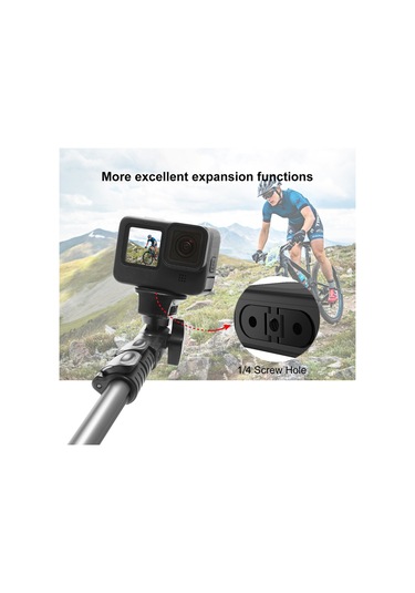 Springsun Gopro Hero9/8/max Kameralar İçin Kamera Metal Yedek Taban Katlanır Tripod Adaptörü Yedeği