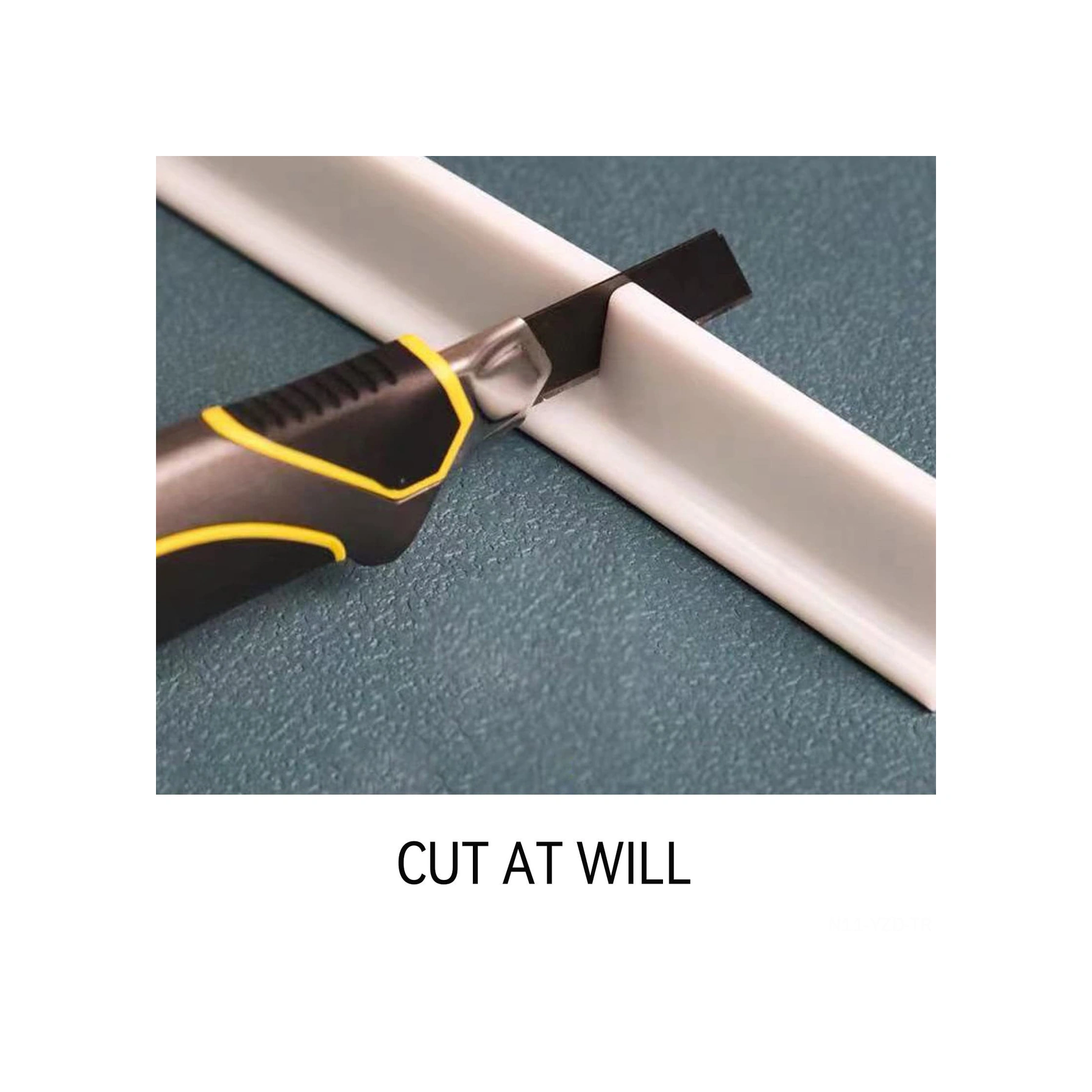 Yuntech01 Silikon Banyo Su Engelleme Şeridi, Otomatik Yapışkan, Su Geçirmez, Duş Alani İçin, 200 Cm Beyaz, Yüksek Kaliteli, Kolay Kurulum Gri