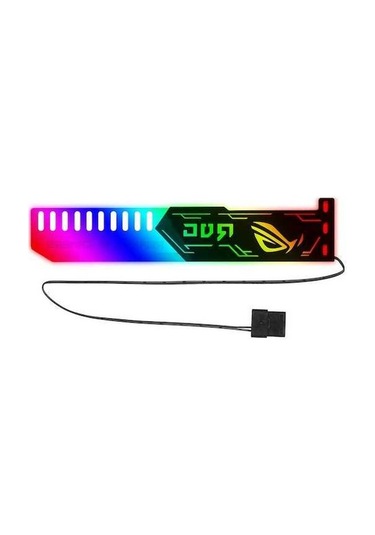 Fortunelane Rgb Işıklı Ekran Kartı Destek Aparatı, 5v 4pin Besleme Led Panel, Rgb25 Modeli