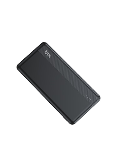 Bix Bxpb108 10000mah Çift Usb-a Çıkışlı Portatif Powerbank Siyah