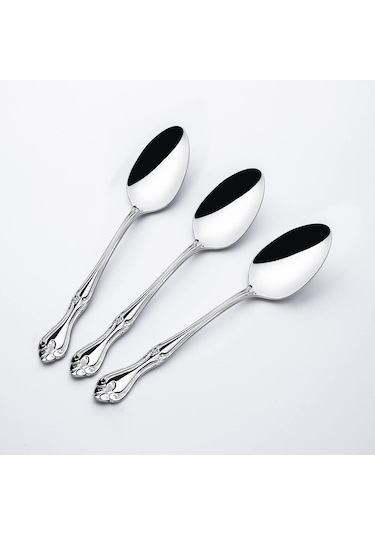 Nehir Lalezar Çay Kaşık - 12 Li Çay Kaşığı Gri