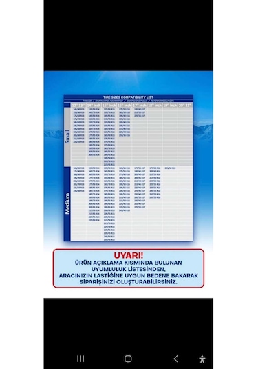 Matte Kar Çorabı Large Universal