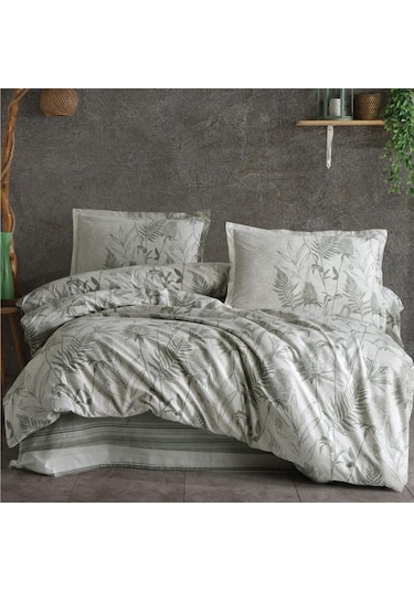 Clasy Tek Kişilik Nevresim Takımı Tuva Yeşil