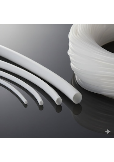 Dyzer Ptfe Teflon Hortum 9x12 6 Metre İç Çap:9 Mm Dış Çap: 12 Mm