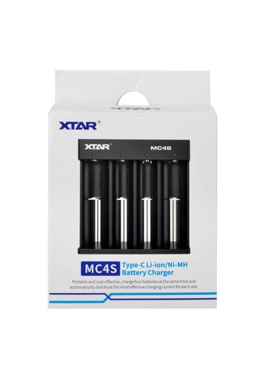 Xtar Mc4s Dörtlü Li-ion / Nı-cd / Nı-mh Pil Şarj Cihazı Tdrtr