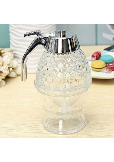 Xindoker Akrilik Honik Depolama Kabı, Uçlu Ağızlı Sıkma Dispenser, Konforlu Bal Ve Reçel Dağıtıcı, Modern Mutfak Gereci Diğer