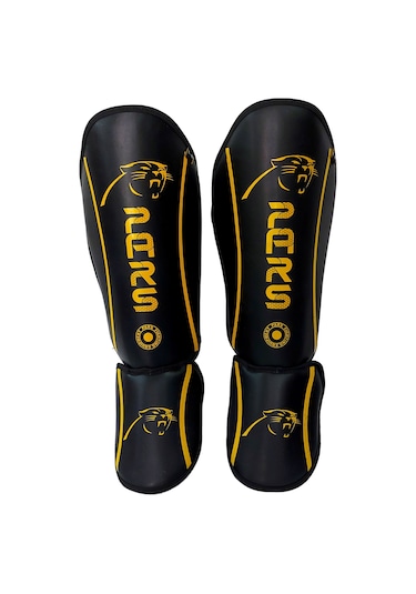 Pars Guard Kick Boks ve Muay Thai Ayak Kaval Koruyucu Siyah PRS-2 Siyah - Sarı