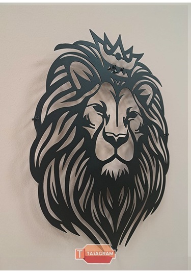 Aslan Kral Metal Tablo