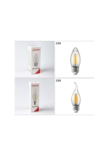 Sones C35 Sabit Akım Titreşimsiz Led Vurgulu Retro Avize Işıkları, Güç: Sharp Ampuller E14-6w 2200k