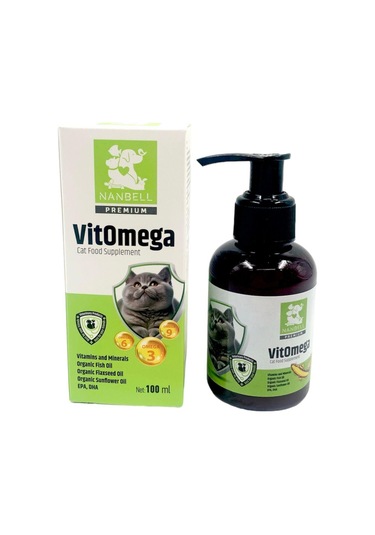 Nanbell Kediler İçin Vitomega 100 ML