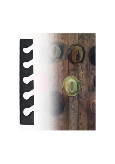 Suntek Giriş Sundurma Dresser Için Beyzbol Şapka Rafı Siyah