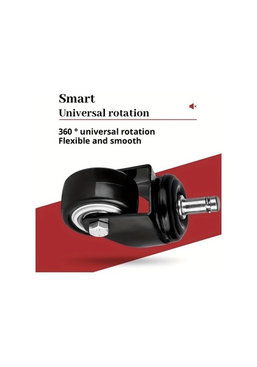 Dashanshop 4 Adet Heavy-duty Kilitli Sabit Frenli Sesiz Çarklı 1.97 İnç Döner Tekerlek