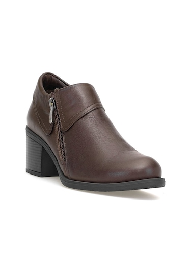 Mammamia D25ka-3725 Kadın Hakiki Deri Klasik Topuklu Ayakkabı Kahverengi Kahverengi