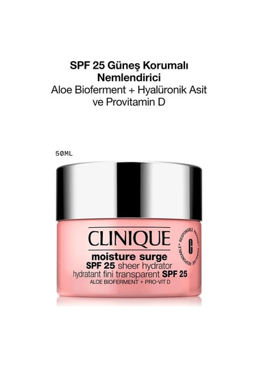 Clinique Moisture Surge Nemlendirici Yüz Kremi SPF25 50 ML