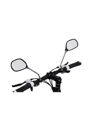 Bisiklet Ve Elektrikli Bisiklet Reflektörlü Ayna Kelepçeli Gidon