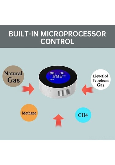 Dancemonkey Wi-fi Gaz Kaçak Dedektörü - Anlık Bildirim Ve Uyarı Diğer