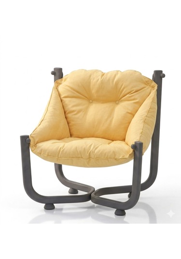 Missidea Standart Elit Relax Sarı Koltuk