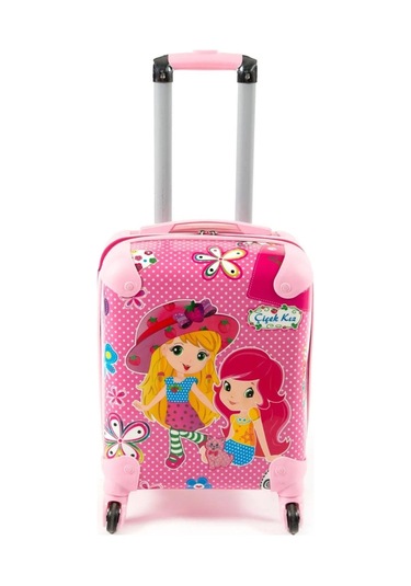 Protocol London Çilek Kız Kız Çocuk Valizi Pembe