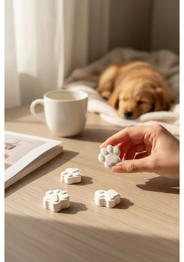 Wick24 Lapatki 6 Adet Esansiyel Yağlar İçin Alçıdan Aromaterapi Taşı 302969398