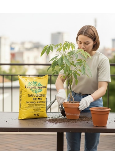 10 Litre İthal Çok Amaçlı Bitki Toprağı Torf Cocopeat Kokopit