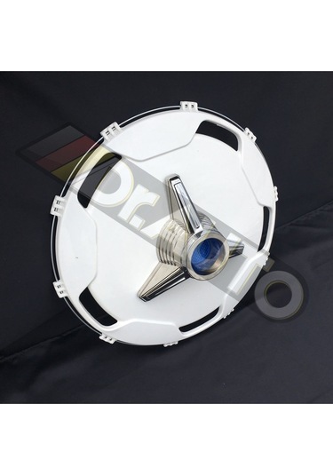 22.5 İnç Orta Boy Mavi Fırfırlı Jant Kapağı 4'lü Takım