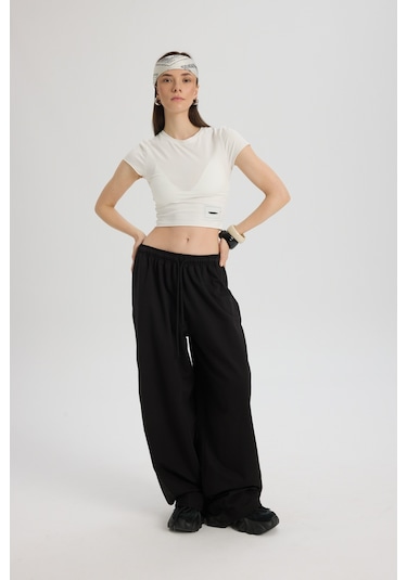 Mai Studios Co. Scarlet Siyah Crop Eşofman Takım Siyah